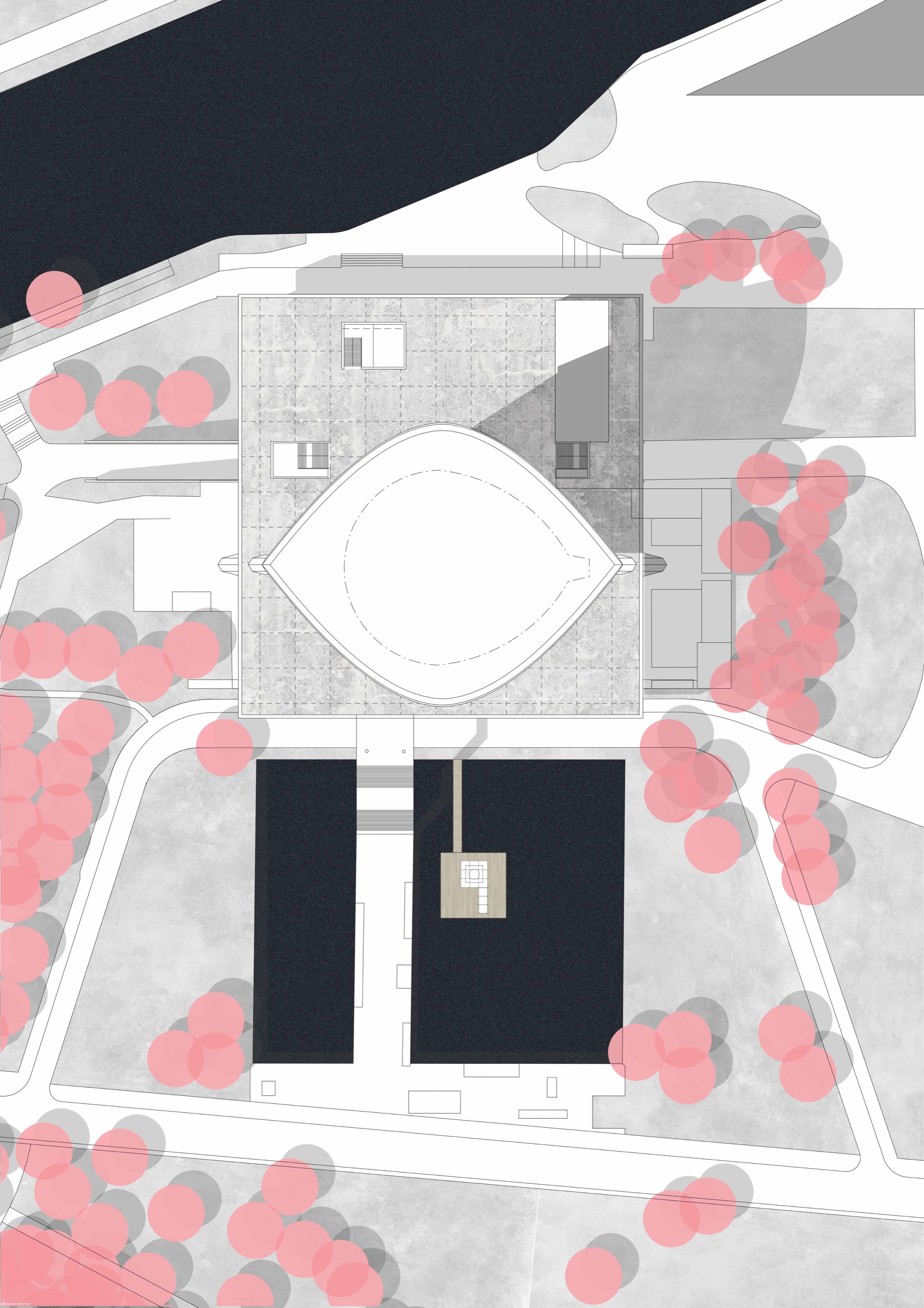 HKW Pavilion site plan.