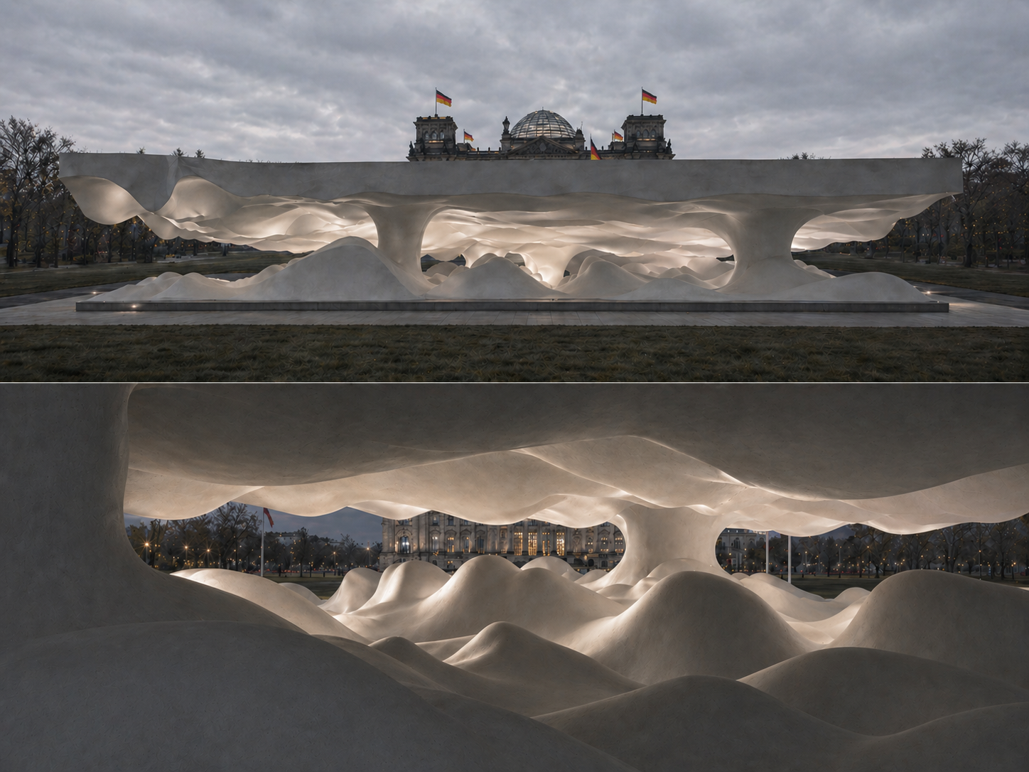 Monumentality hero view.