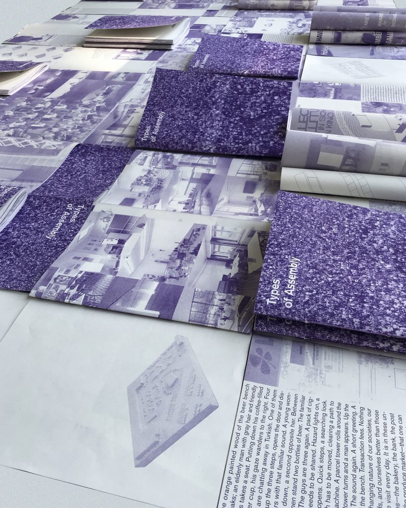 Types of Assembly Architecture Magazine back cover or interior spread.